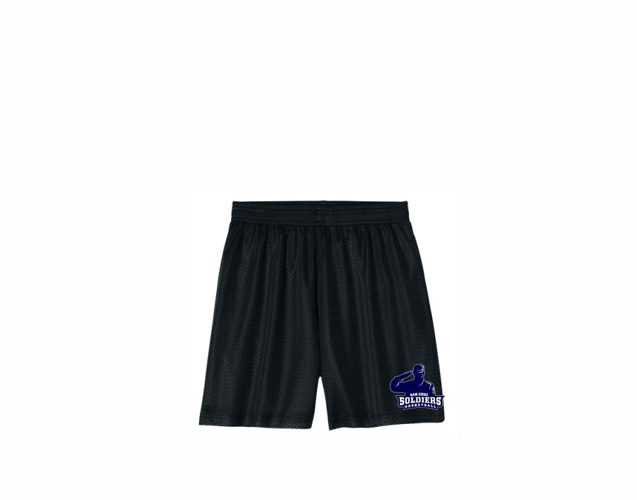 SOLDIER BASKETBALL SPORT TEK PRACTICE SHORTS