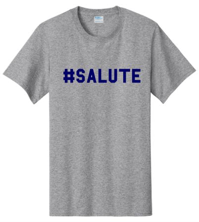 SOLDIER BASKETBALL #SALUTE  PORT & COMPANY TSHIRT