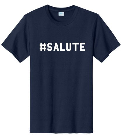 SOLDIER BASKETBALL #SALUTE  PORT & COMPANY TSHIRT