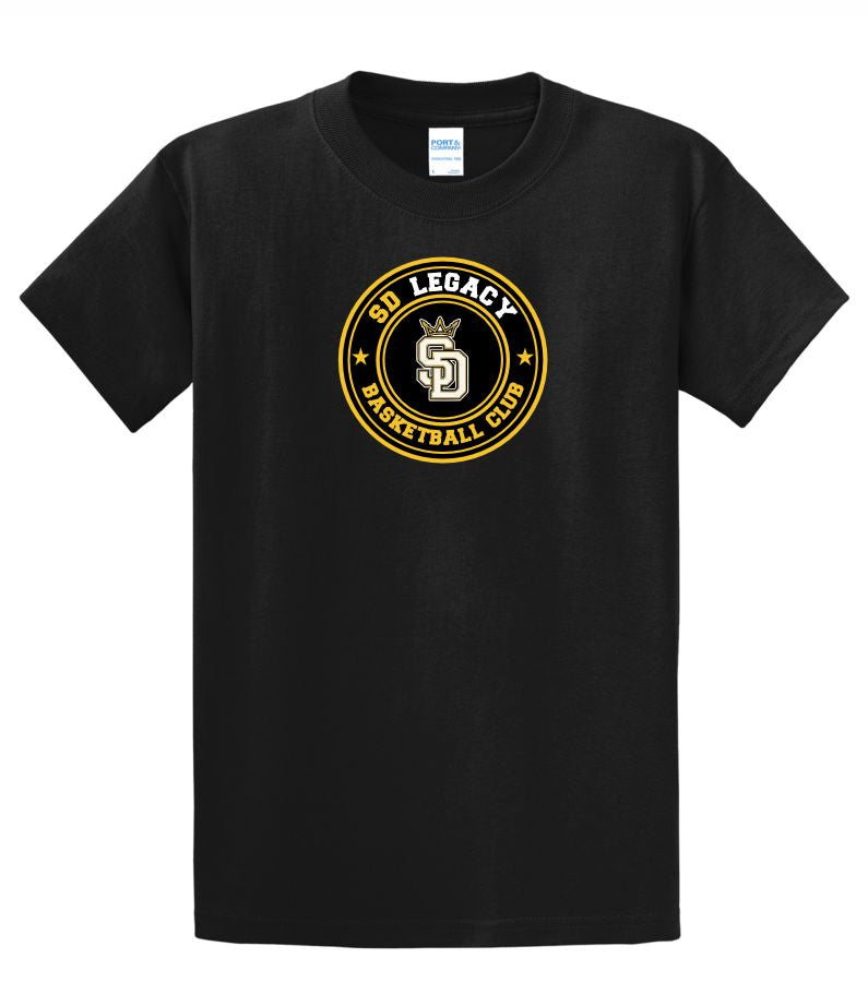 SD LEGACY BASKETBALL CLUB YOUTH P&C COTTON TEE YOUTH ROUND LOGO