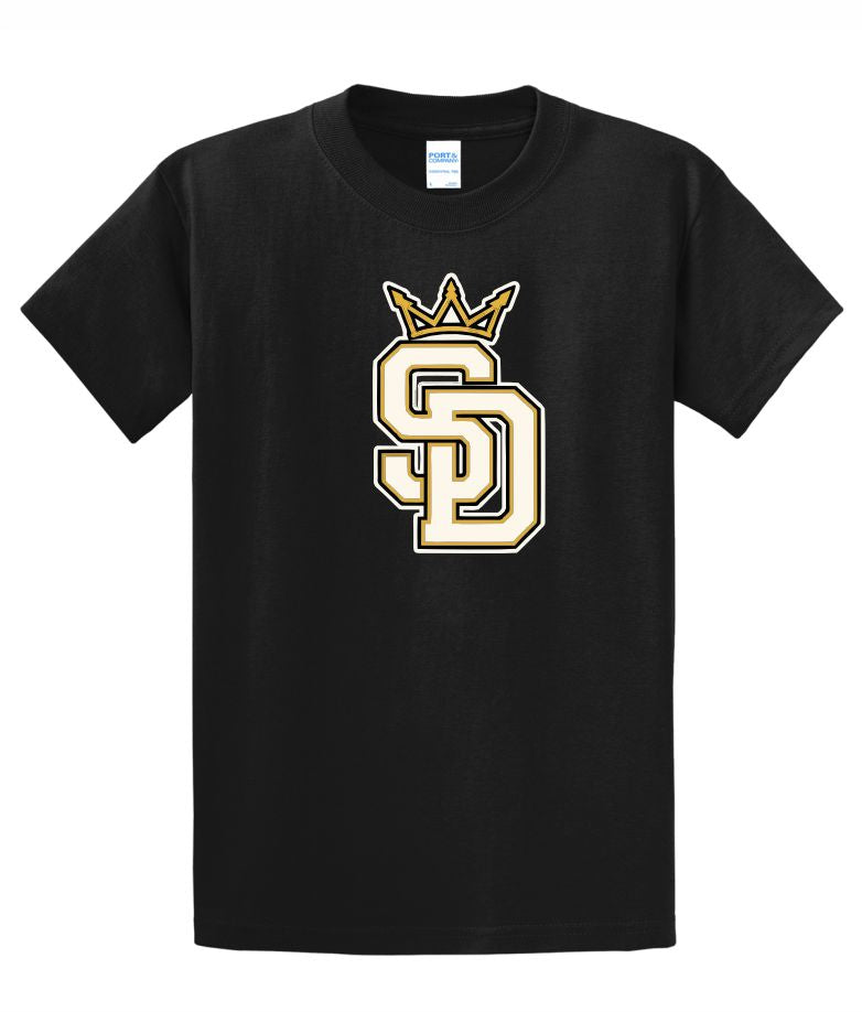 SD LEGACY BASKETBALL CLUB PORT & COMPANY COTTON TEE SD WITH CROWN