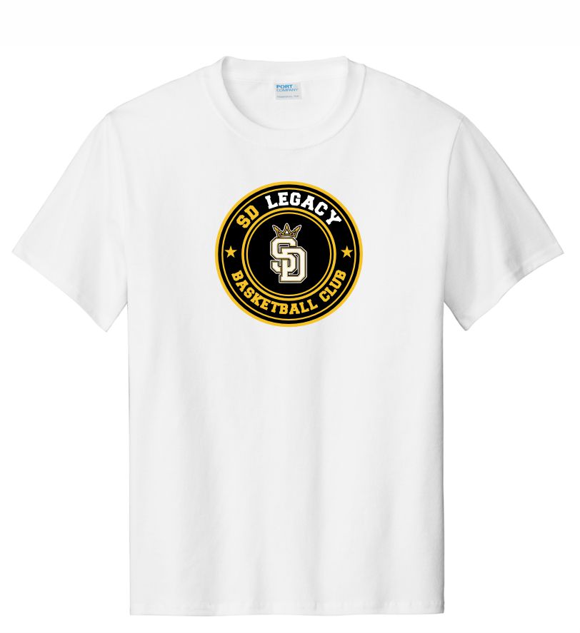 SD LEGACY BASKETBALL CLUB YOUTH P&C COTTON TEE YOUTH ROUND LOGO
