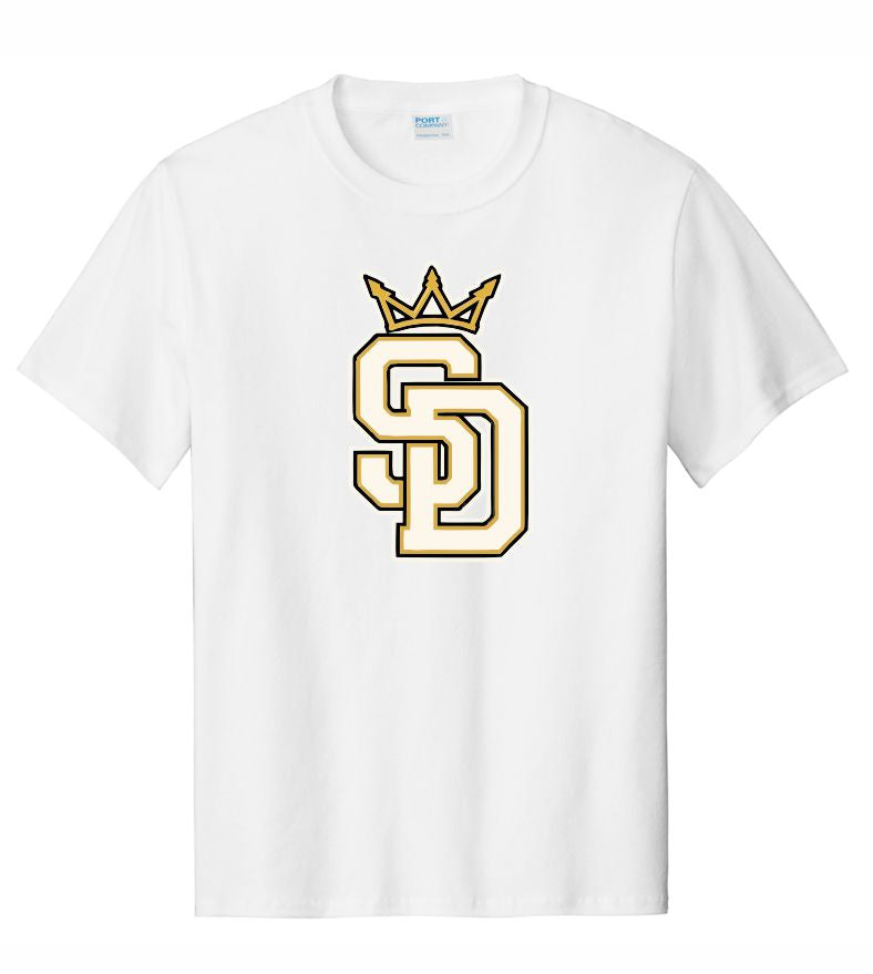SD LEGACY BASKETBALL CLUB PORT & COMPANY COTTON TEE SD WITH CROWN