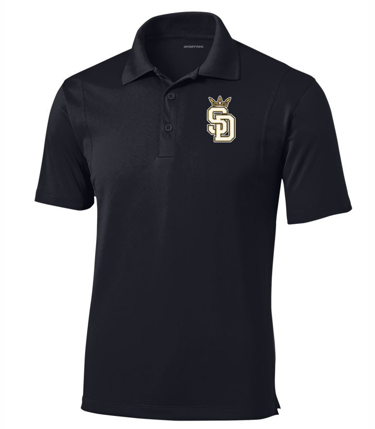 SD LEGACY BASKETBALL SPORT TEK POLO SD WITH CROWN
