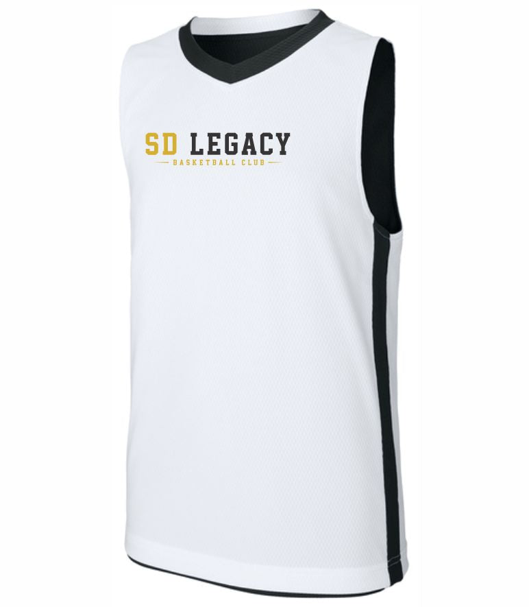 SD LEGACY BASKETBALL CLUB YOUTH SPORT TEK REVERSIBLE PRACTICE UNIFORM YOUTH