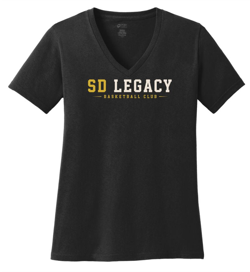 SD LEGACY BASKETBALL CLUB PORT & COMPANY LADIES VNECK