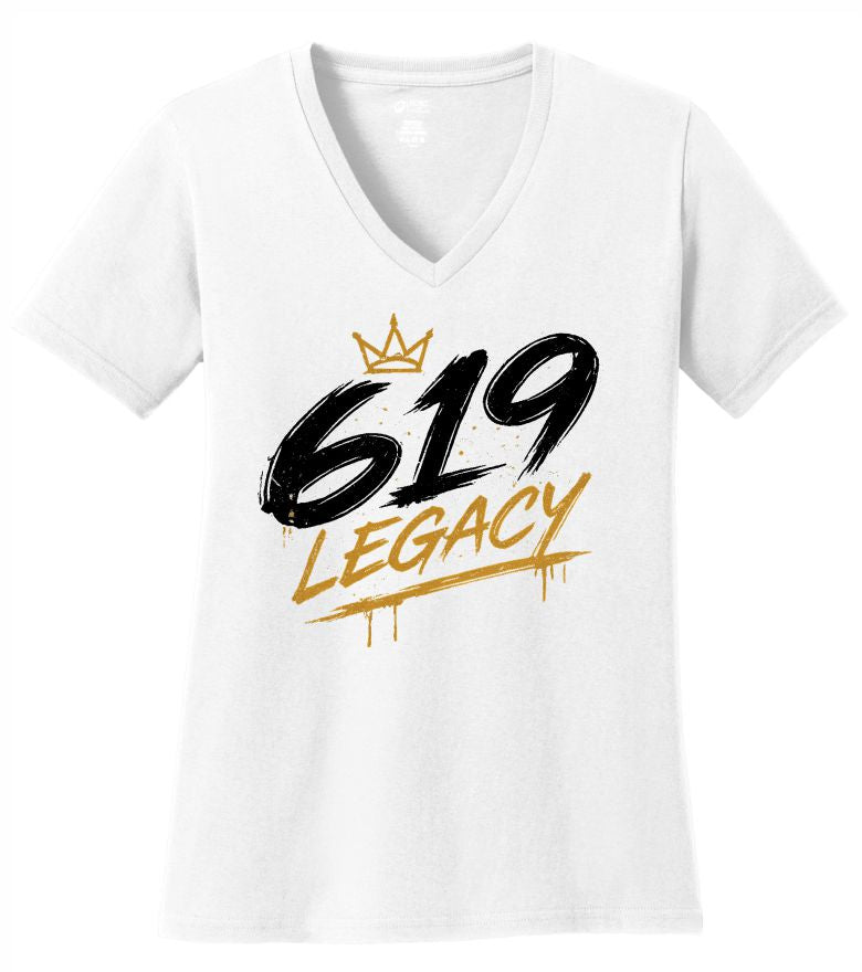 SD LEGACY BASKETBALL CLUB PORT & COMPANY LADIES VNECK