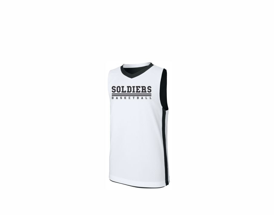 SOLDIER BASKETBALL ADULT SPORT TEK REVERSIBLE PRACTICE JERSEY ADULT
