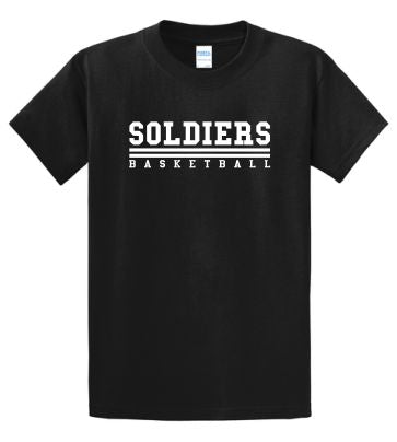 SOLDIER BASKETBALL LOGO3 PORT & COMPANY T