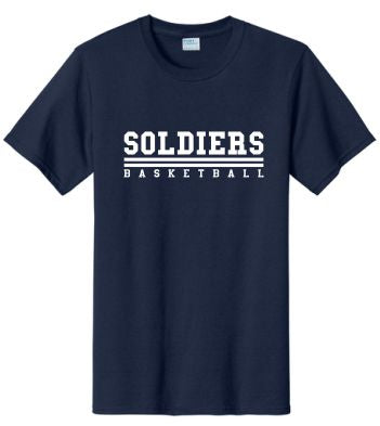 SOLDIER BASKETBALL LOGO3 PORT & COMPANY T