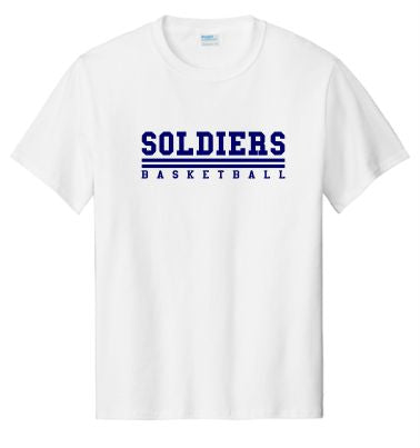 SOLDIER BASKETBALL LOGO3 PORT & COMPANY T