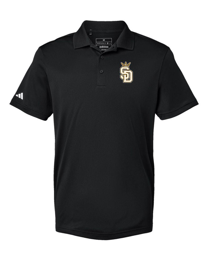 SD LEGACY BASKETBALL CLUB ADIDAS CLUB FLEECE POLO SD WITH CROWN LOGO