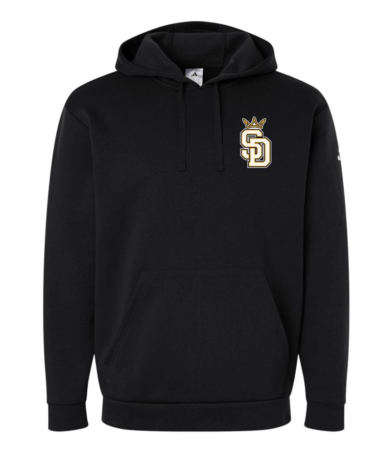 SD LEGACY BASKETBALL CLUB ADIDAS CLUB FLEECE PULLOVER HOODIE SD WITH CROWN LOGO