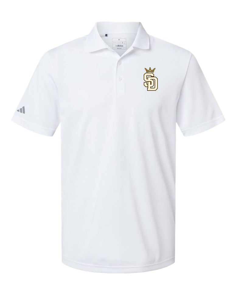 SD LEGACY BASKETBALL CLUB ADIDAS CLUB FLEECE POLO SD WITH CROWN LOGO