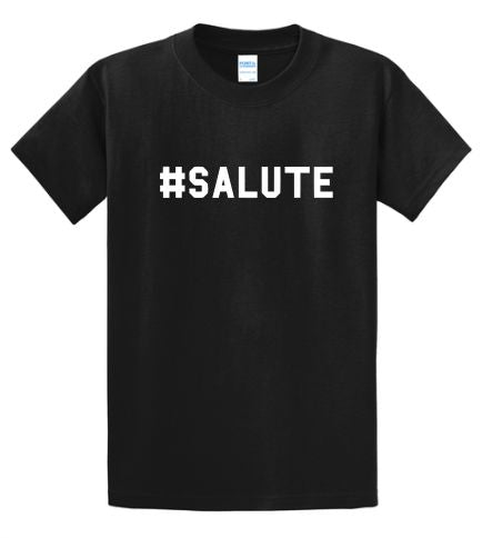 SOLDIER BASKETBALL #SALUTE  PORT & COMPANY TSHIRT
