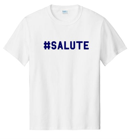 SOLDIER BASKETBALL #SALUTE  PORT & COMPANY TSHIRT