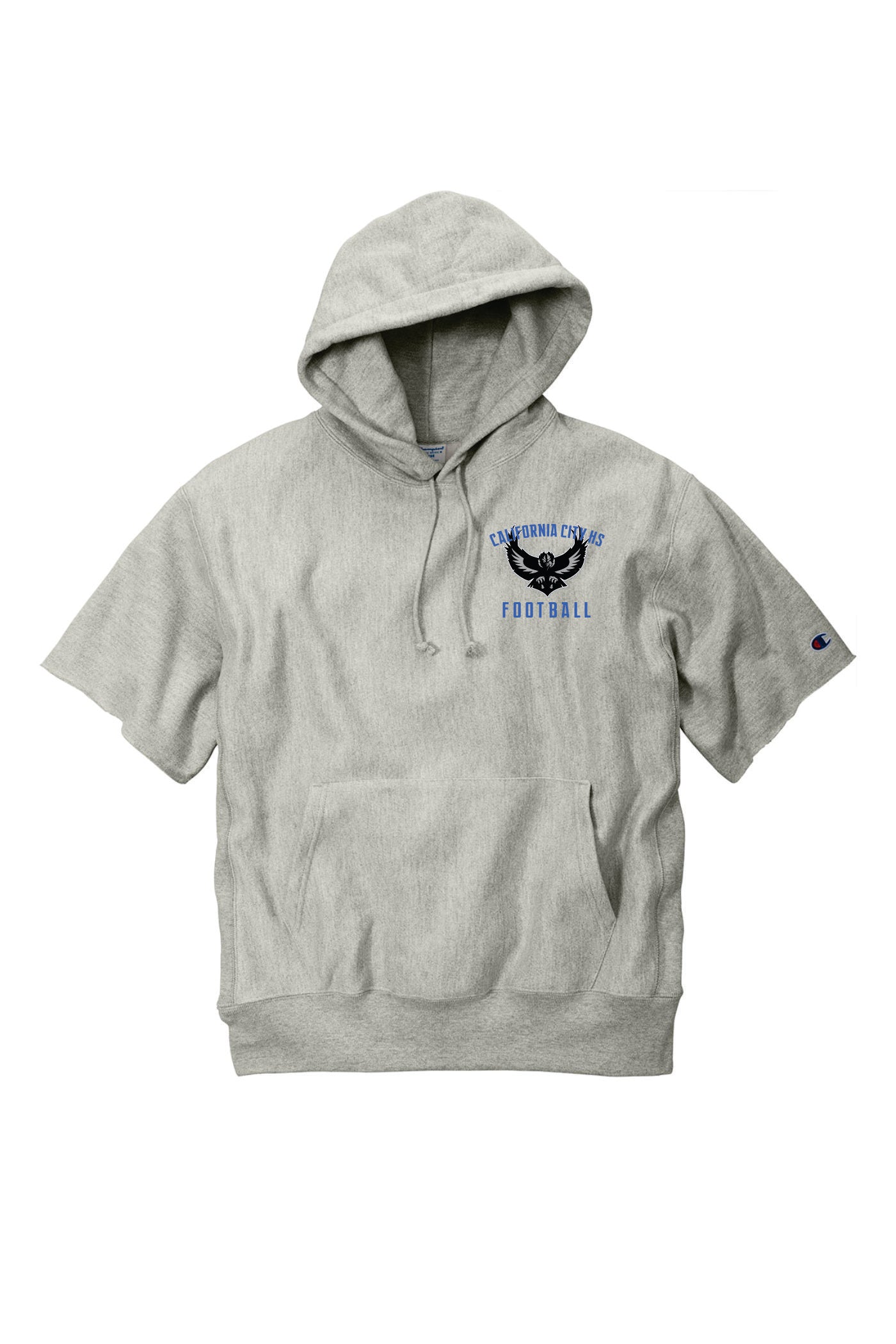 California City HS New Champions Short Sleeve Hoodie