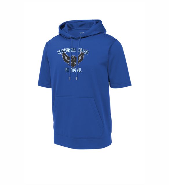 2026 CCHS FOOTBALL SPORT TEK CUT OFF HOODIE